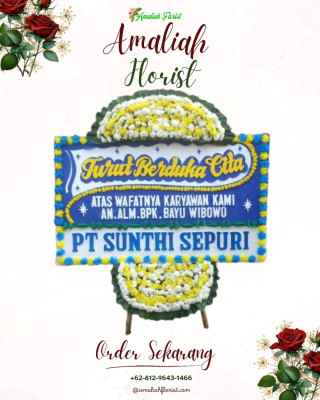 Papan Bunga Duka di Wusi
