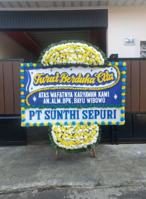 Papan Bunga Duka di Wusi